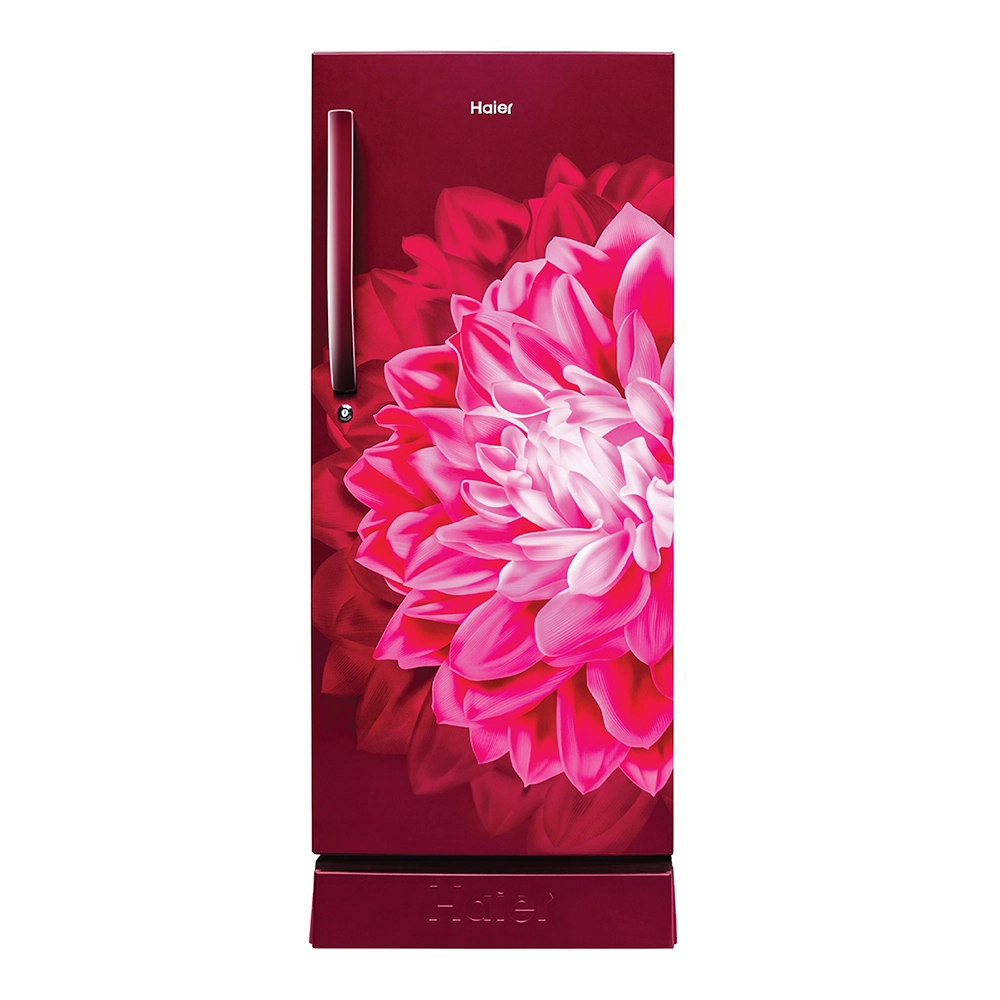 Haier 190L 5 Star Direct Cool Single Door Refrigerator with Toughened Glass Shelf - HRD-2105PRD-P